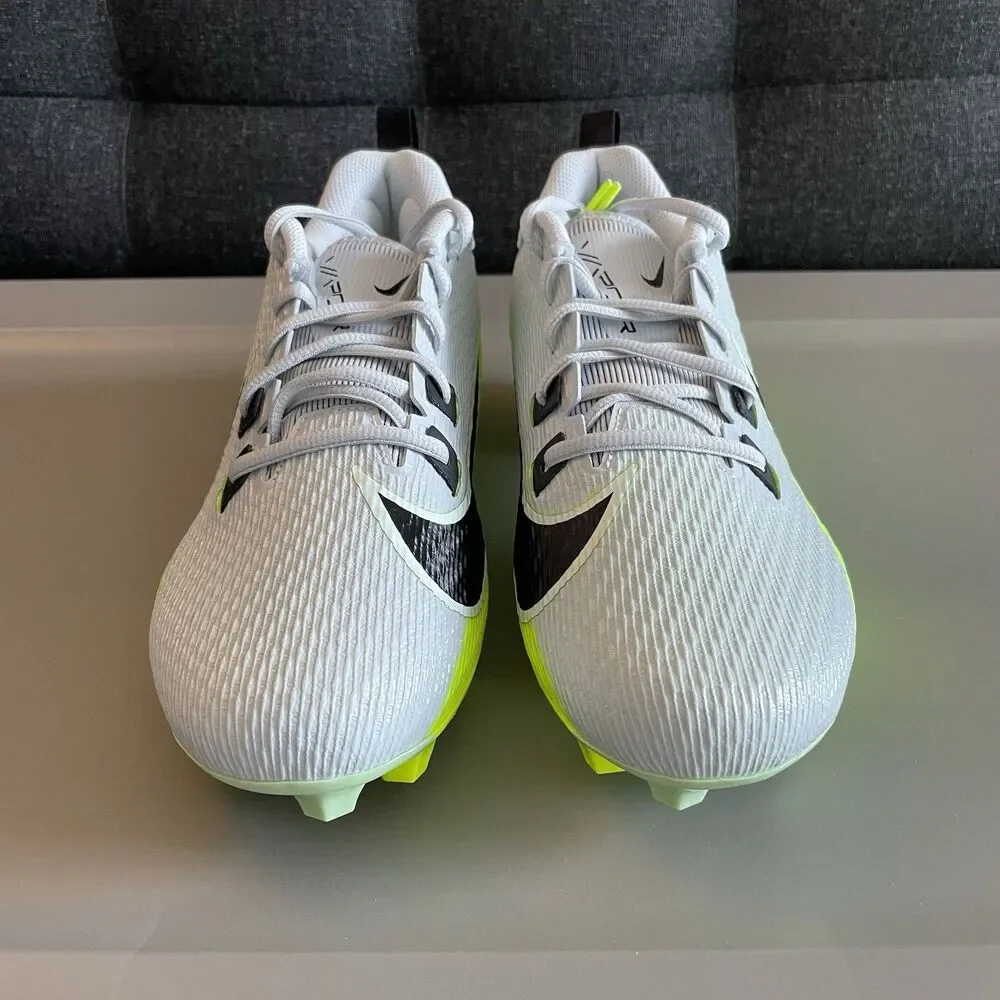 Nike Vapor Edge Speed 360 2 Football Cleats Grey Black Volt Sz 10 DA5455-004